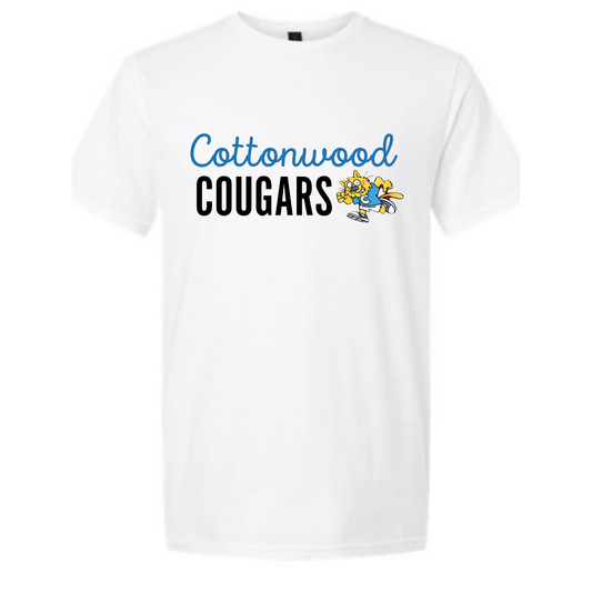 2 Line White T-shirt