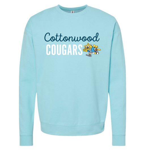 Light blue Cottonwood Adult Crewneck