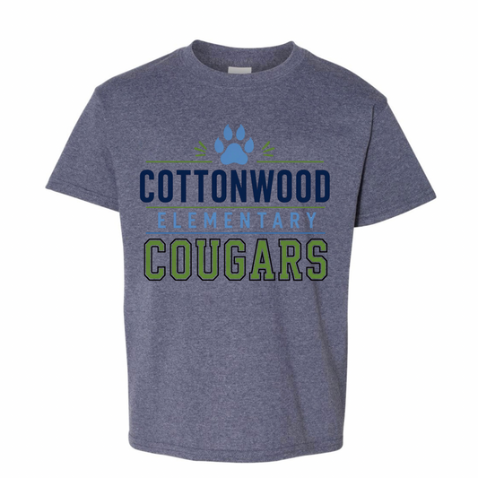 Denim Blue Cottonwood Elementary T-shirt