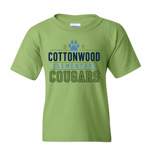 Kiwi Green Cottonwood Elementary T-shirt
