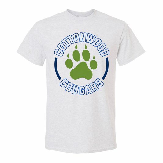 Round logo Ash Grey T-shirt