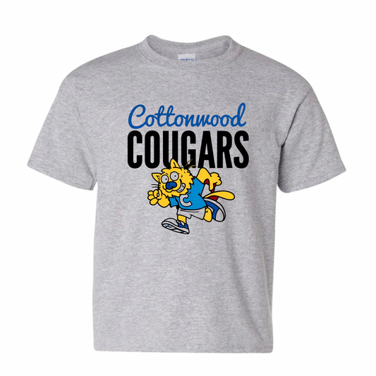 Grey Cougars Mascot T-shirt