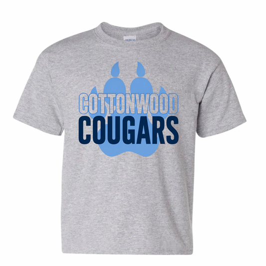 Cottonwood Cougars Grey T-shirt