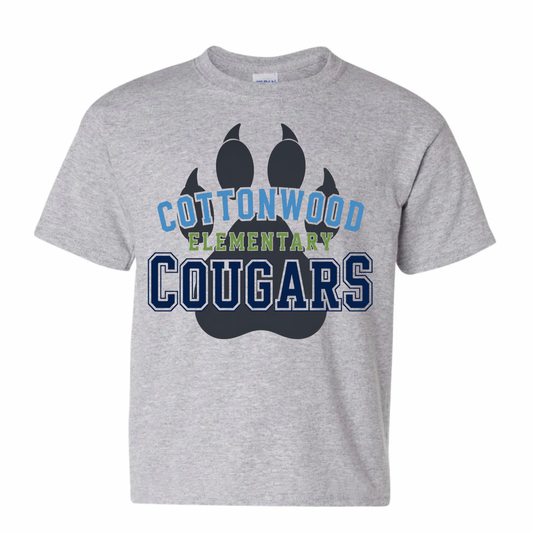 Bold Letters Logo Grey T-shirt
